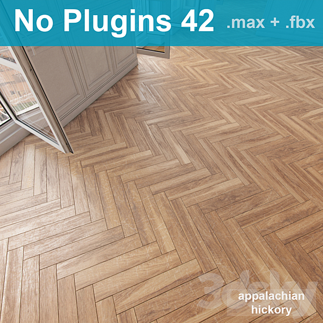 Parquet 42 (without the use of plug-ins) 3DS Max Model - thumbnail 2