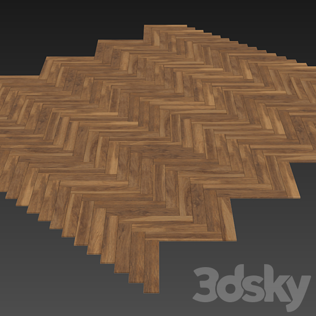 Parquet 42 (without the use of plug-ins) 3DS Max Model - thumbnail 3