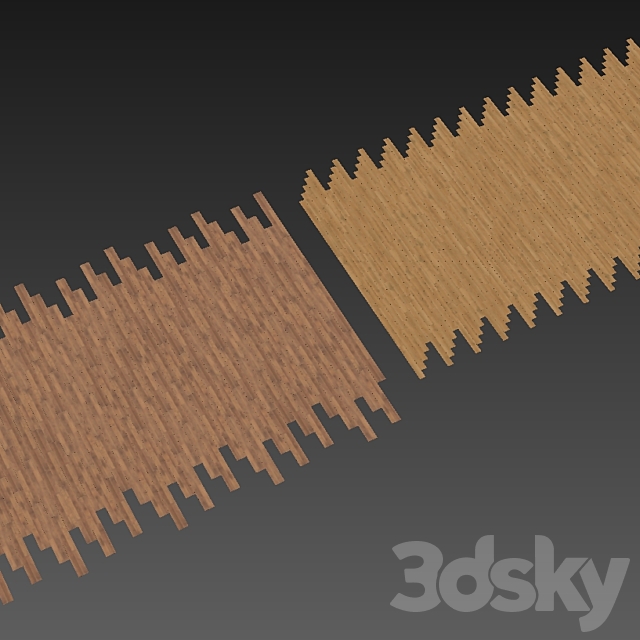 Parquet 7 (2 species. without the use of plug-ins) 3DSMax File - thumbnail 3