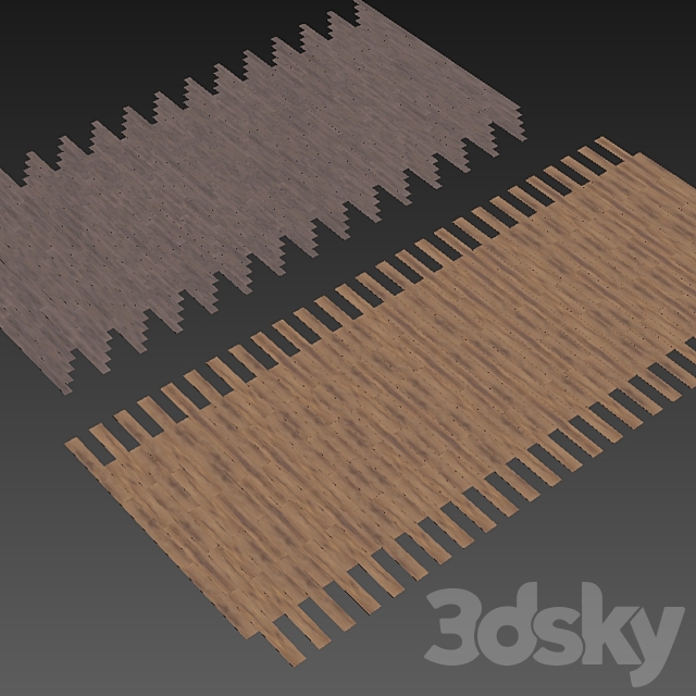 Parquet 8 (2 species. without the use of plug-ins) 3DSMax File - thumbnail 3