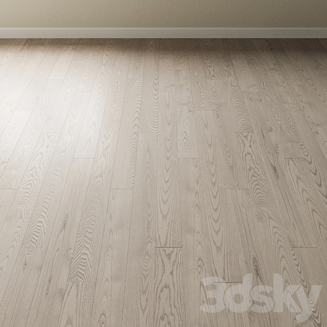 Parquet Ash Coswick. Inspire ATLANTIC bleached 3DS Max Model - thumbnail 2