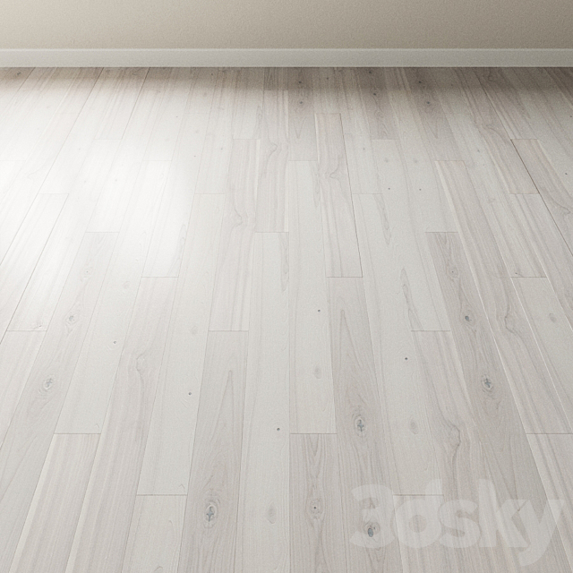 Parquet Ash Coswick. Inspire Cloudy Bleached 3DS Max Model - thumbnail 3