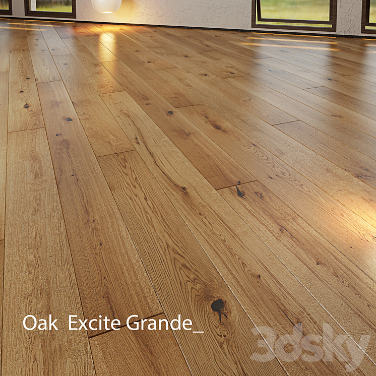 Parquet Barlinek Floorboard – Excite Grande 3DS Max - thumbnail 1