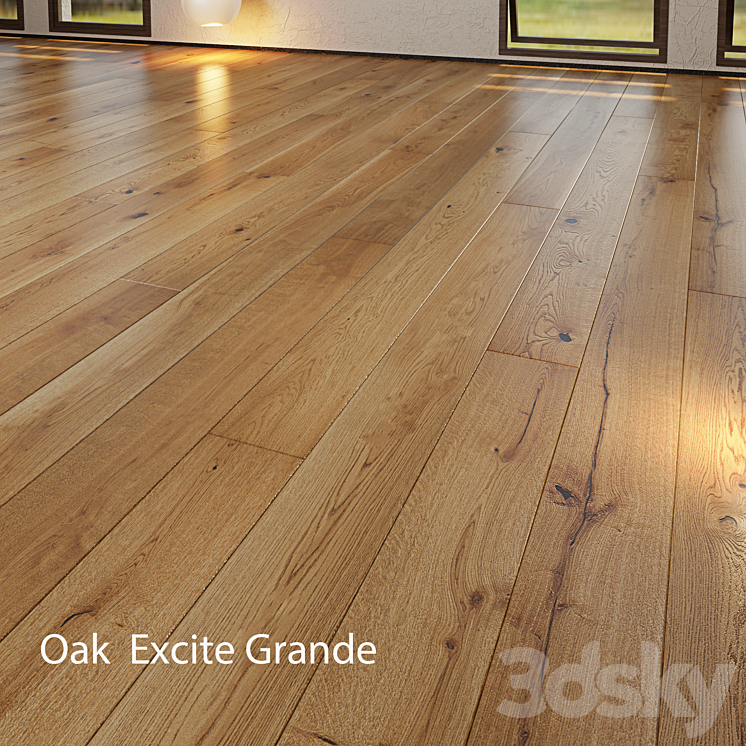 Parquet Barlinek Floorboard – Excite Grande 3DS Max - thumbnail 2