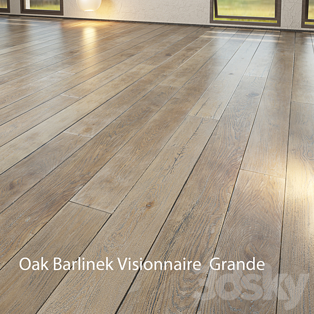 Parquet Barlinek Floorboard – Jean Marc Artisan – Visionnaire Grande 3ds Max - thumbnail 1