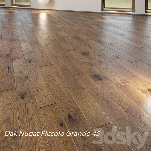 Parquet board Barlinek Floorboard – Oak Nugat Piccolo Grande 3DSMax File - thumbnail 2