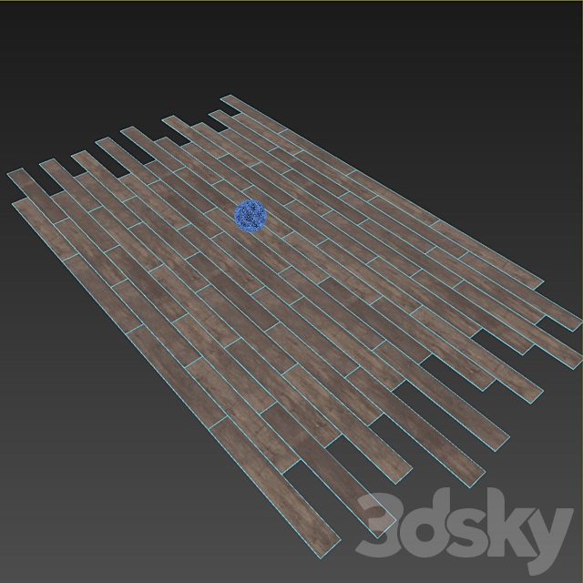 Parquet board Krono Orginal – kronoxonic 3DSMax File - thumbnail 2