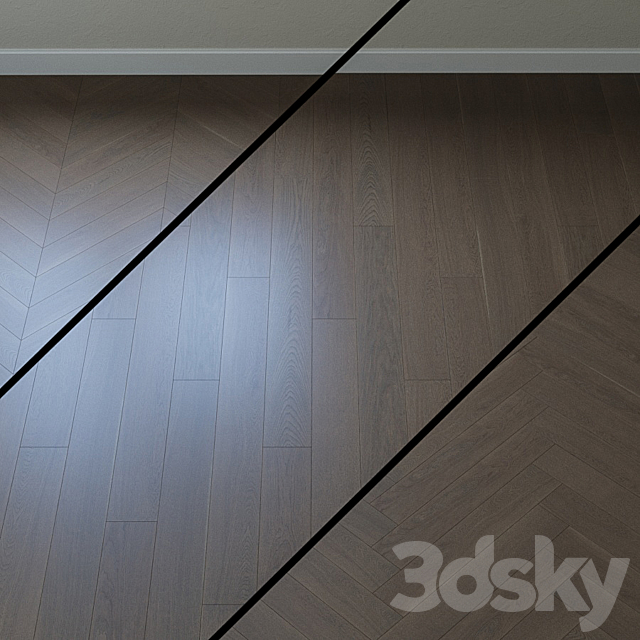 Parquet board Upofloor (Upofloor) oak oak 3ds Max - thumbnail 1