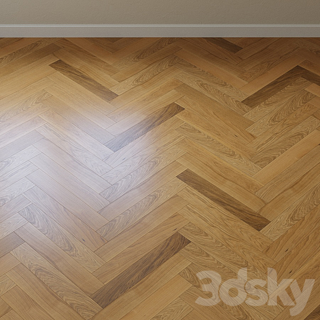 Parquet board Upofloor (Upofloor) oak oak 3DS Max Model - thumbnail 4