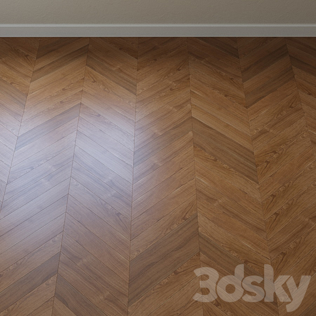 Parquet board Upofloor (Upofloor) oak oak 3DS Max Model - thumbnail 3