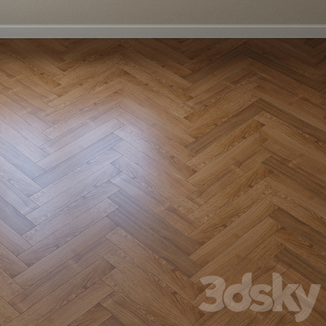 Parquet board Upofloor (Upofloor) oak oak 3DS Max Model - thumbnail 4