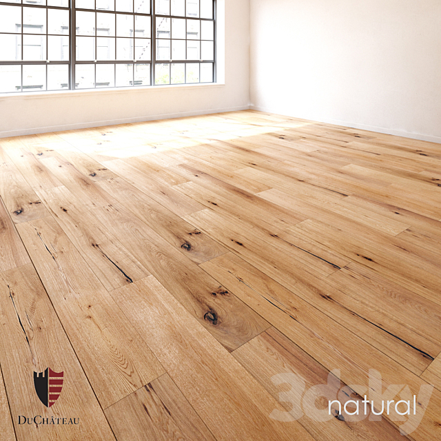 Parquet DuChateau Natural. NO PLUGINS. 3DS Max Model - thumbnail 1