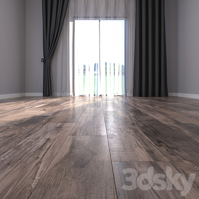 Parquet floor 56 3ds Max - thumbnail 2