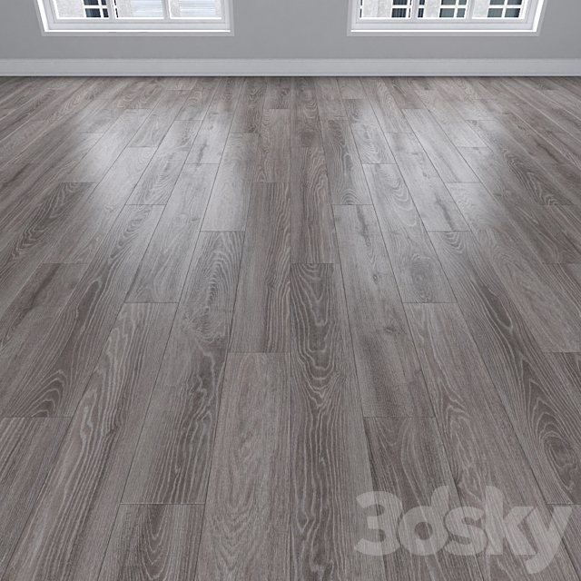 Parquet Oak 3 types: herringbone linear chevron. 3ds Max - thumbnail 2