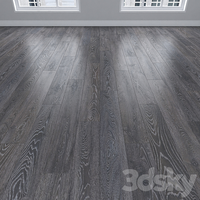 Parquet Oak 3 types: herringbone linear chevron. 3DS Max Model - thumbnail 2