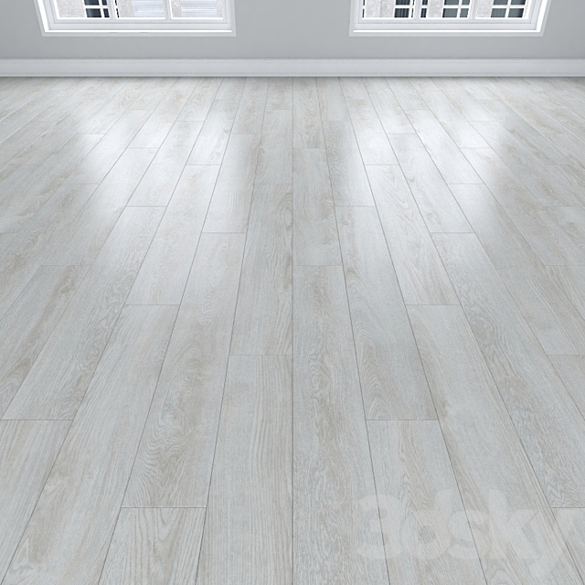 Parquet Oak 3 types: herringbone linear chevron. 3DS Max Model - thumbnail 2