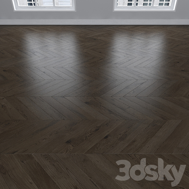 Parquet Oak. 3 types: herringbone. linear. chevron. 3DSMax File - thumbnail 3