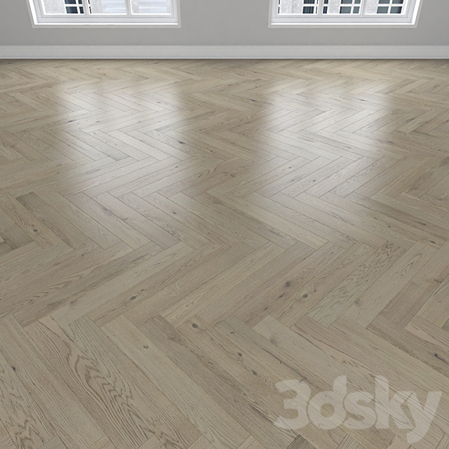 Parquet Oak. 3 types: herringbone. linear. chevron 3DSMax File - thumbnail 3