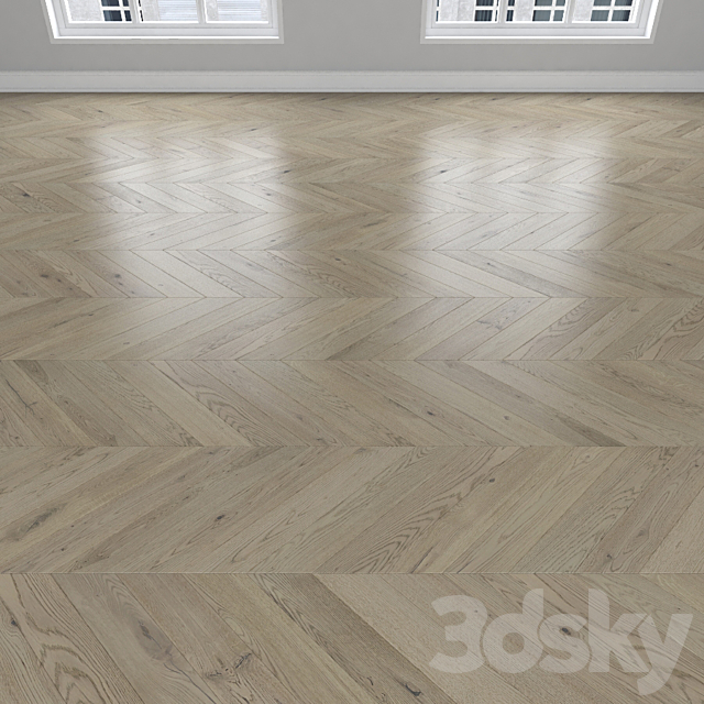 Parquet Oak. 3 types: herringbone. linear. chevron 3DSMax File - thumbnail 4