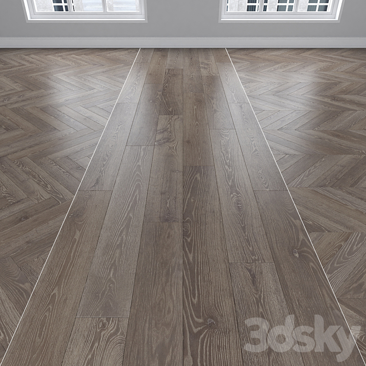 Parquet Oak 3DS Max Model - thumbnail 1