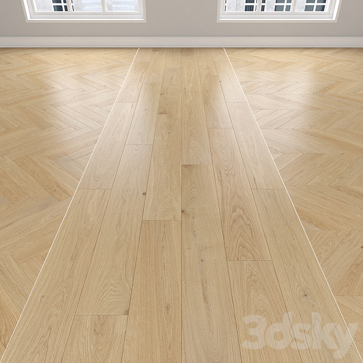 Parquet Oak 3DS Max - thumbnail 1