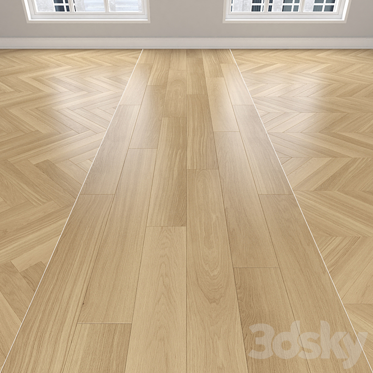 Parquet Oak 3DS Max - thumbnail 1