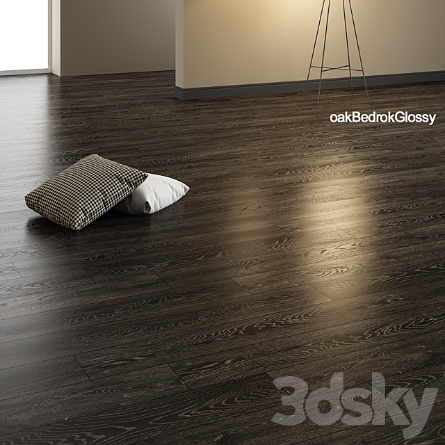 Parquet Oak Bedrock Boulder 3DSMax File - thumbnail 1