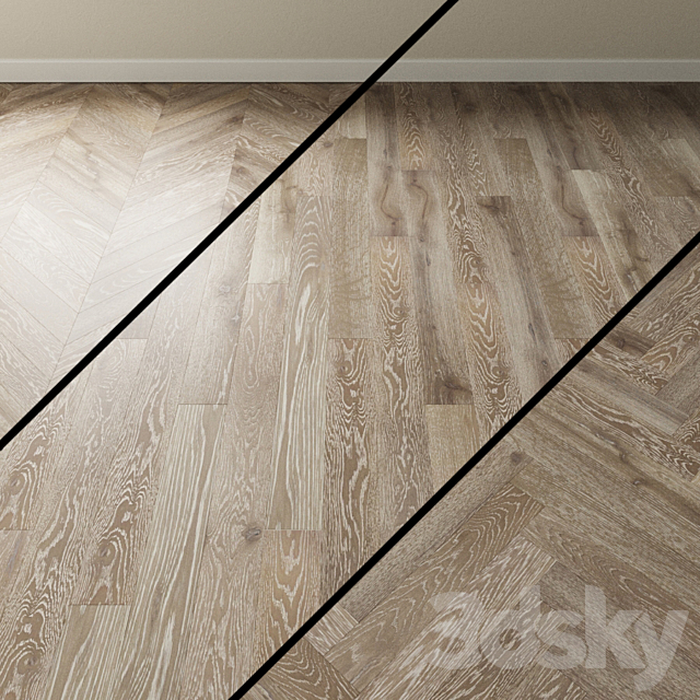 Parquet oak Coswick. Inspire GRAY CASHMERE gray 3ds Max - thumbnail 1