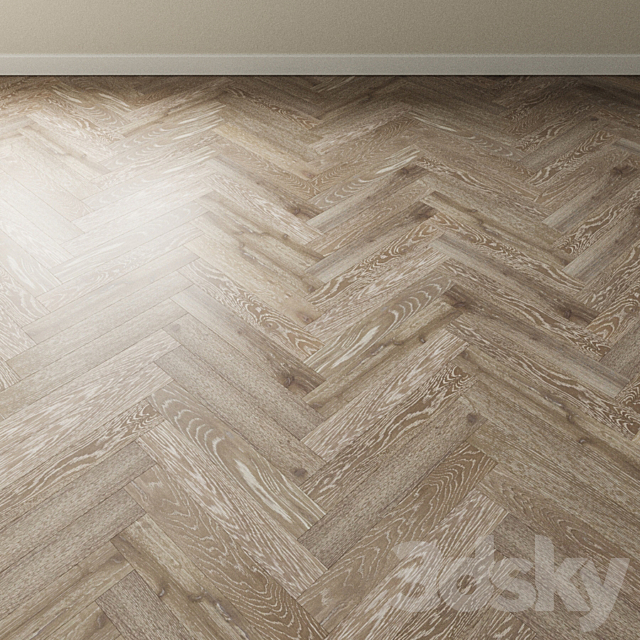 Parquet oak Coswick. Inspire GRAY CASHMERE gray 3ds Max - thumbnail 2