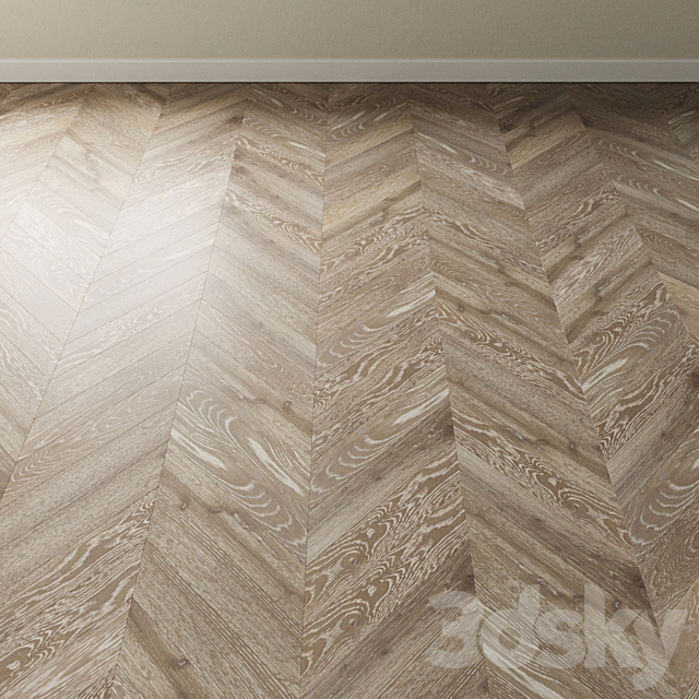 Parquet oak Coswick. Inspire GRAY CASHMERE gray 3ds Max - thumbnail 3