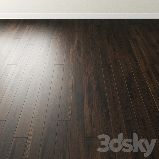 Parquet Oak Coswick. Inspire LONDON Dark 3DS Max Model - thumbnail 2