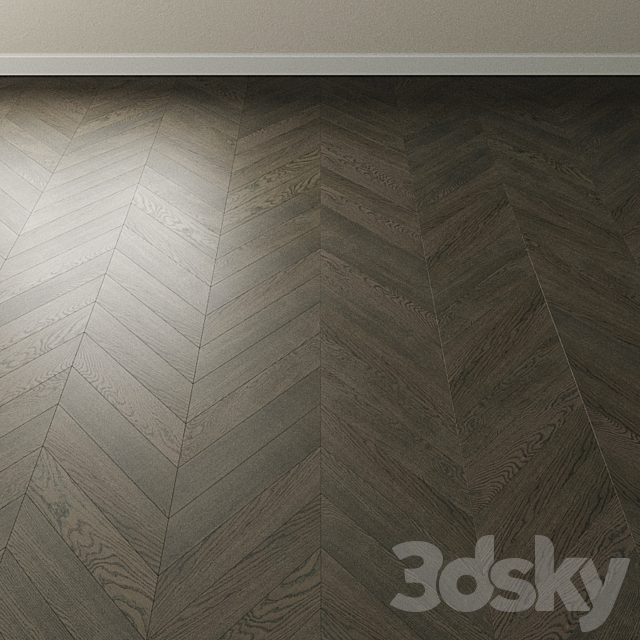 Parquet oak Coswick. Inspire NORTH SEA gray 3ds Max - thumbnail 3