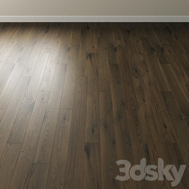 Parquet oak Coswick. Inspire SCANDINAVIAN dark 3DS Max Model - thumbnail 2