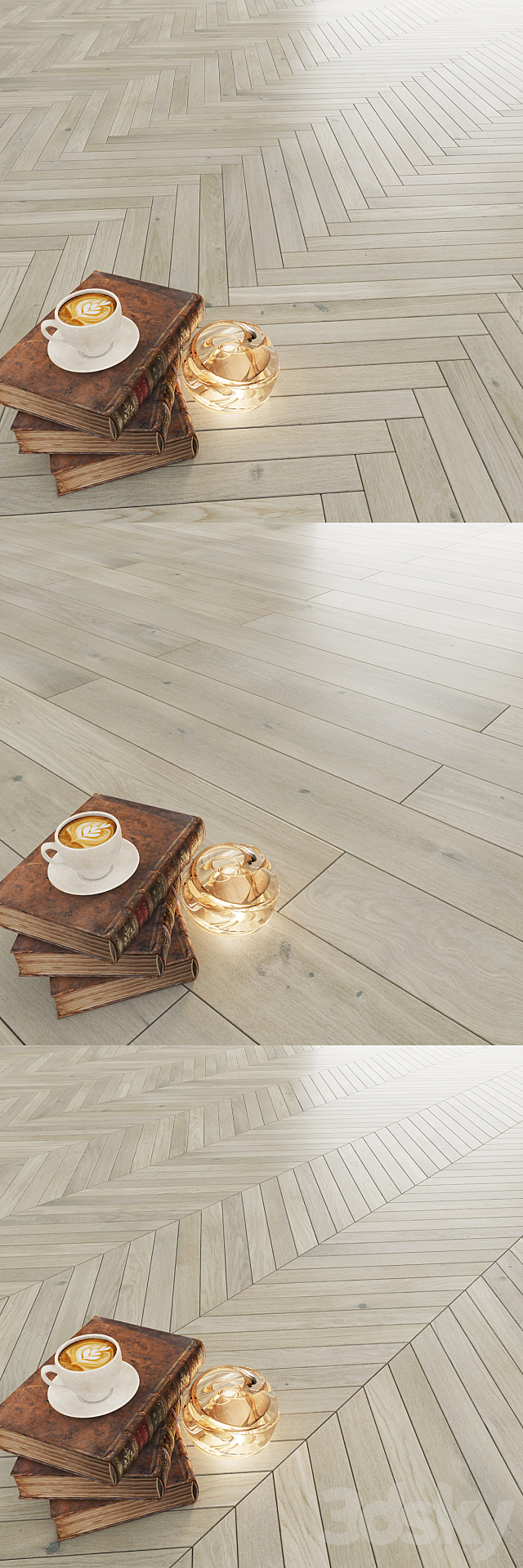 Parquet Oak Marzipan Muffin Grande 3DS Max Model - thumbnail 2