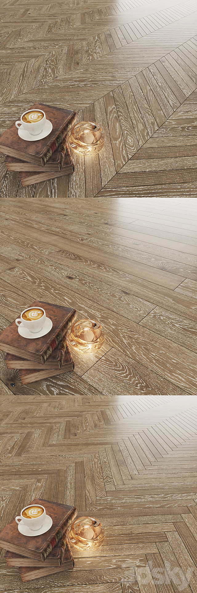 Parquet Oak Panforte Grande 3ds Max - thumbnail 2