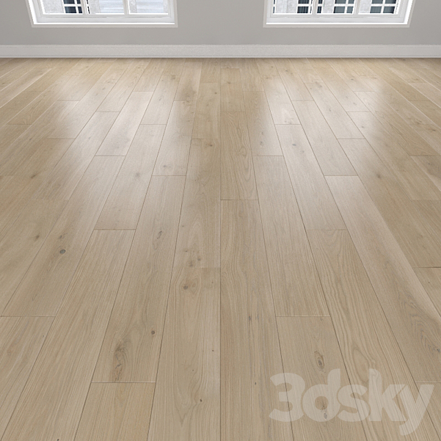 Parquet Oak sand 3 types: herringbone linear chevron. 3ds Max - thumbnail 1