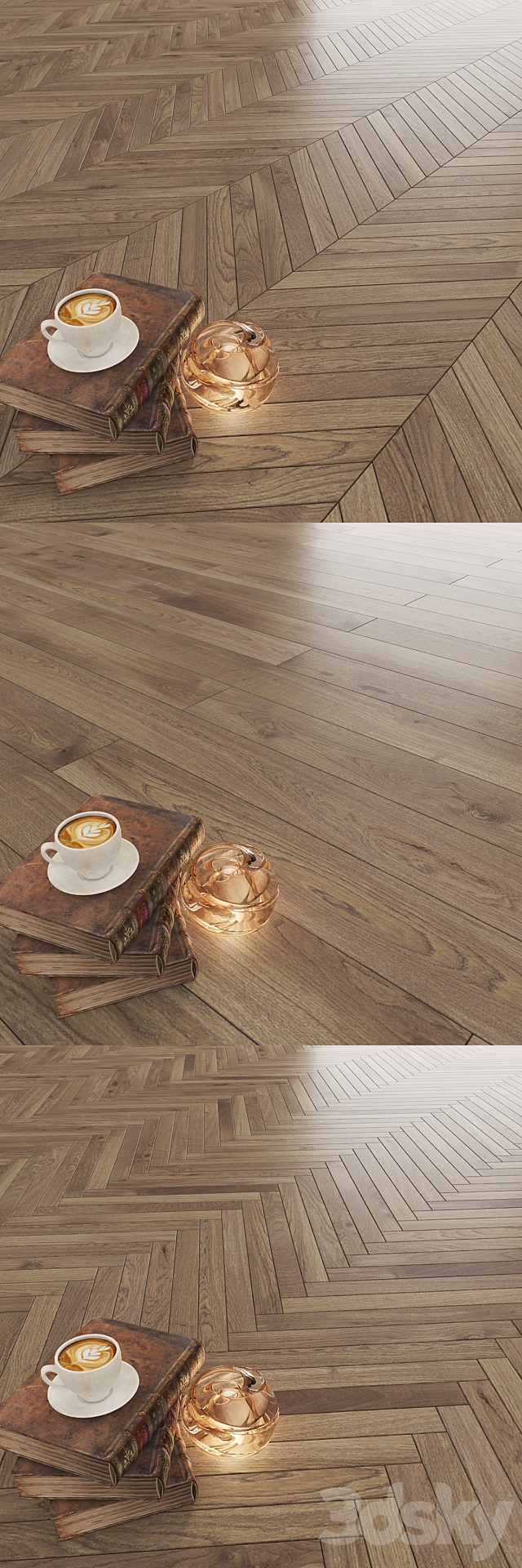 Parquet Oliver Crostini Grande 3DS Max Model - thumbnail 2