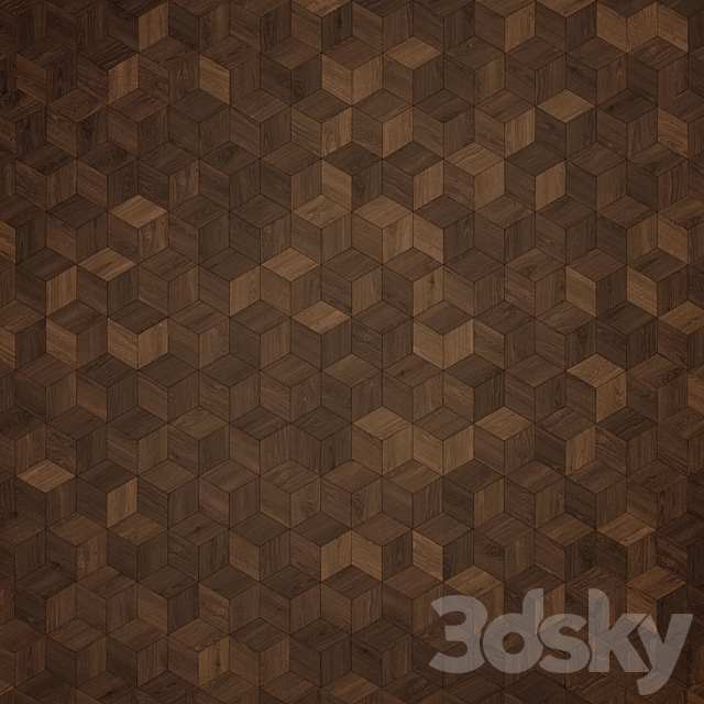 Parquet Sheremetyevo star 1-3 3ds Max - thumbnail 2