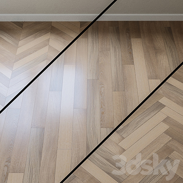 Parquet Upofloor ASH Ash 3ds Max - thumbnail 1