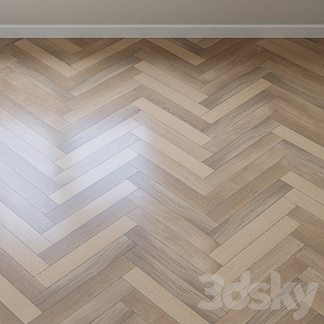 Parquet Upofloor ASH Ash 3ds Max - thumbnail 3