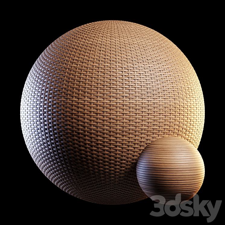 Rattan 3DS Max Model - thumbnail 1