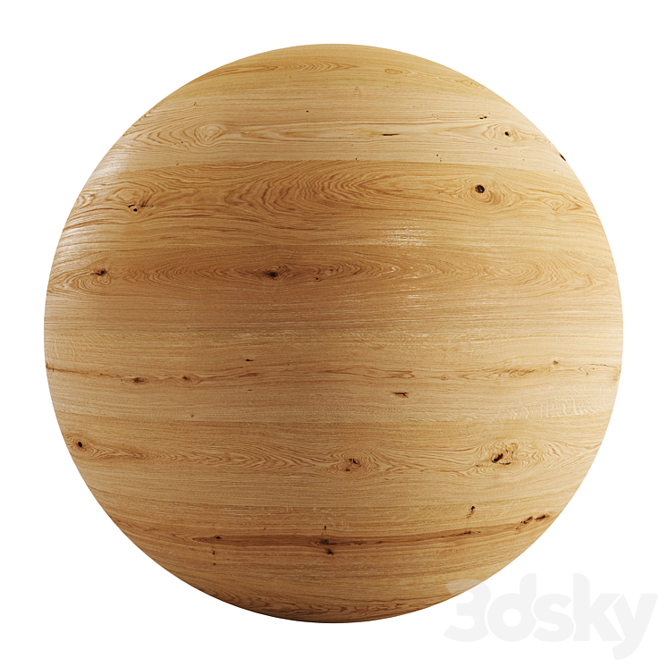 Rustic OAK 01 by devranrahim 3DS Max Model - thumbnail 2