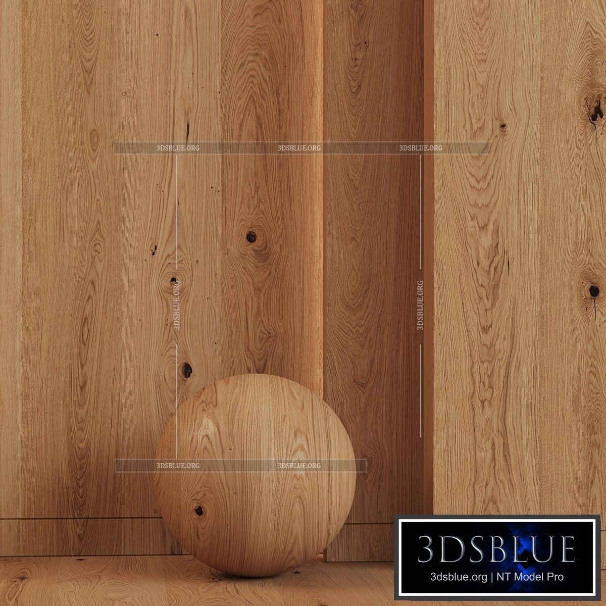 Rustic OAK 01 by devranrahim 3DS Max - thumbnail 3