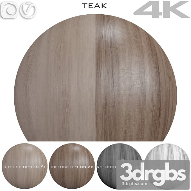 Seamless texture – teak 2 - thumbnail 1