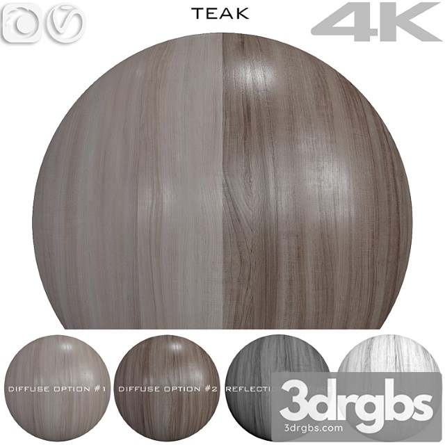 Seamless texture – teak 5 - thumbnail 1