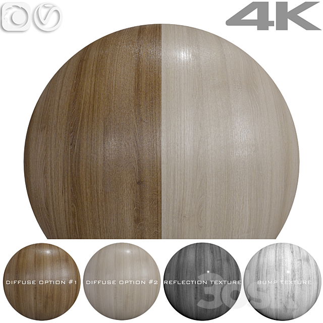 Seamless textures – OAK 3ds Max - thumbnail 1