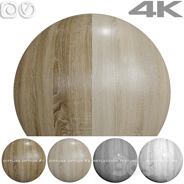 Seamless textures – OAK 3ds Max - thumbnail 1