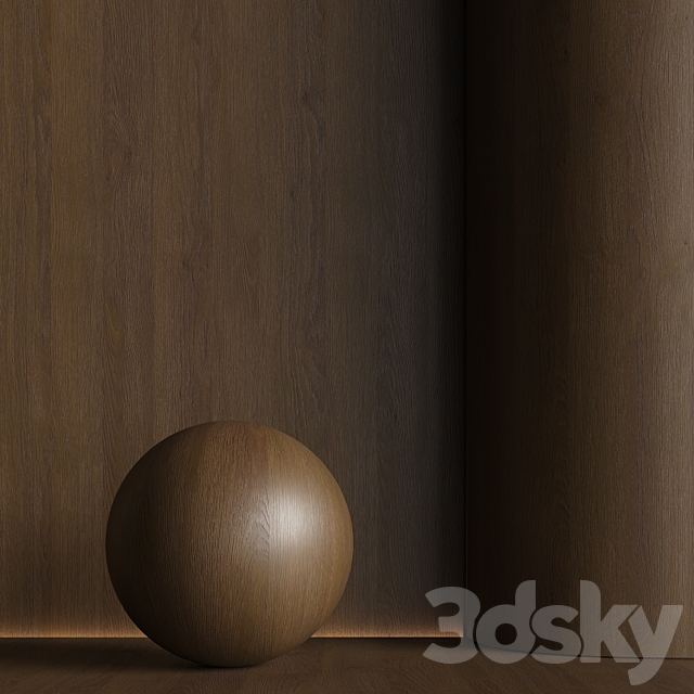 Seamless wood material 57 3ds Max - thumbnail 3