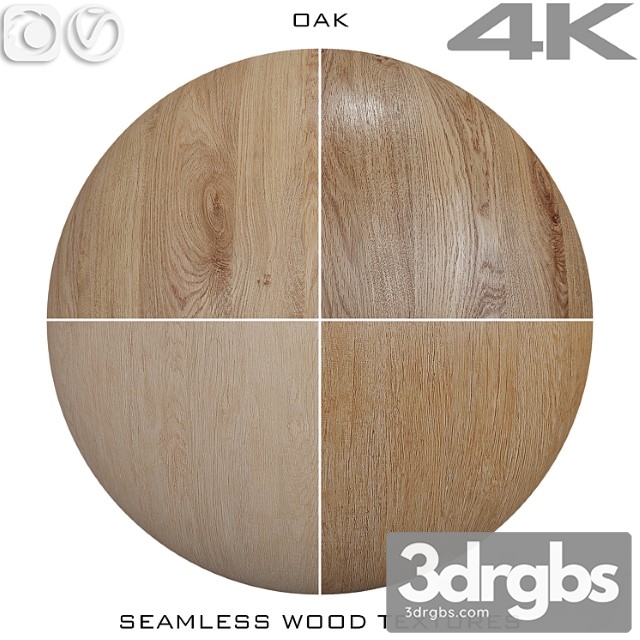 Seamless Wood Texture Oak 4 3dsmax Download - thumbnail 1