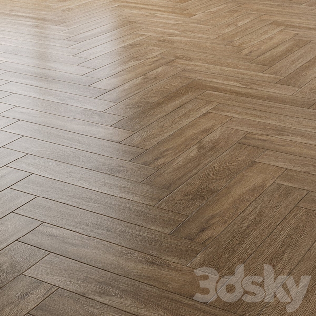 SPC laminate Alpine Floor Grand Sequoia MACADAMIA ECO 13-10 (Poly + FloorGenerator) 3ds Max - thumbnail 1